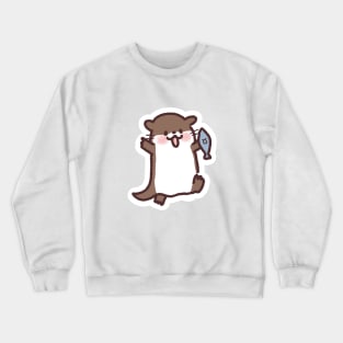 Happy Otter Crewneck Sweatshirt